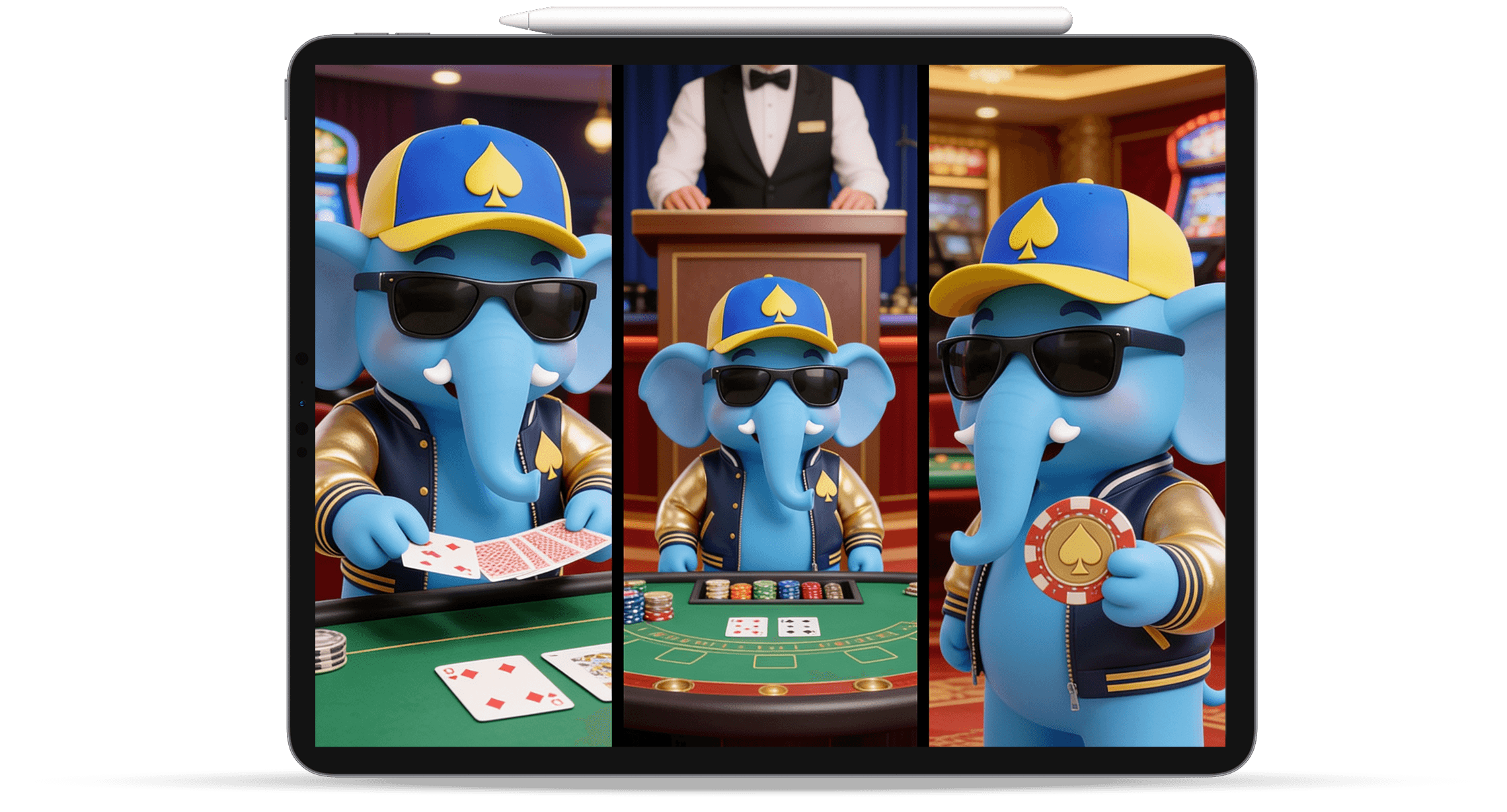 SolveByte live dealer casino platform mascot
